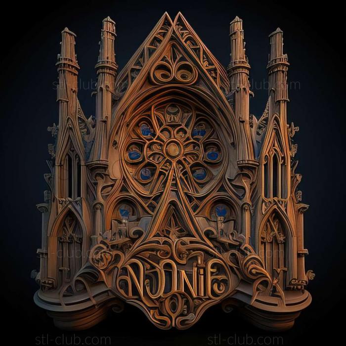 3D model notre dame (STL)